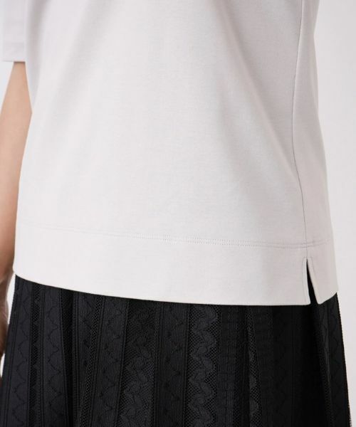 Leilian / レリアン Tシャツ | フラワーモチーフカットソー | 詳細10