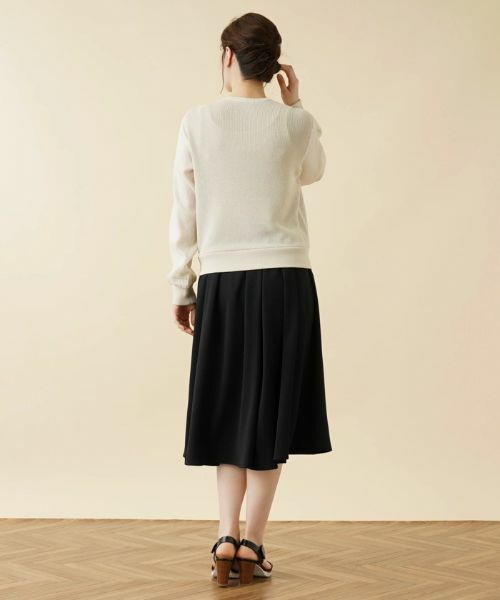 Leilian / レリアン その他アウター | 異素材切替ノーカラージャケット | 詳細3