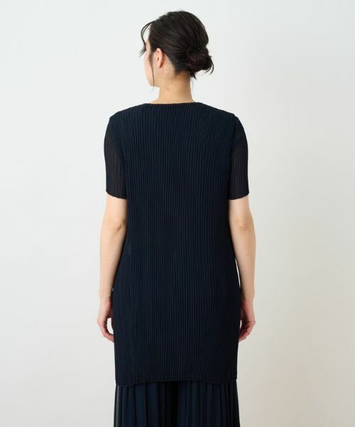 Leilian / レリアン テーラードジャケット | 洗えるリバーシブルプリーツジレ | 詳細16