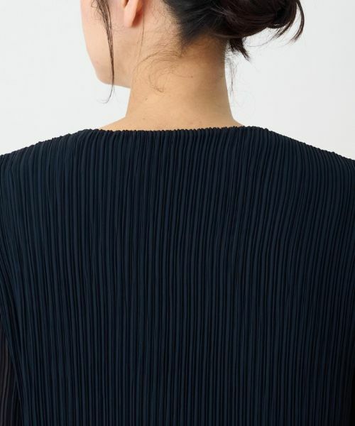 Leilian / レリアン テーラードジャケット | 洗えるリバーシブルプリーツジレ | 詳細17