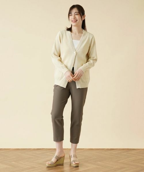 Leilian / レリアン カーディガン・ボレロ | Vネックニットカーディガン | 詳細1
