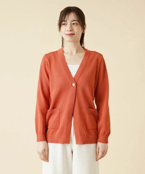 Leilian / レリアン カーディガン・ボレロ | Vネックニットカーディガン | 詳細7