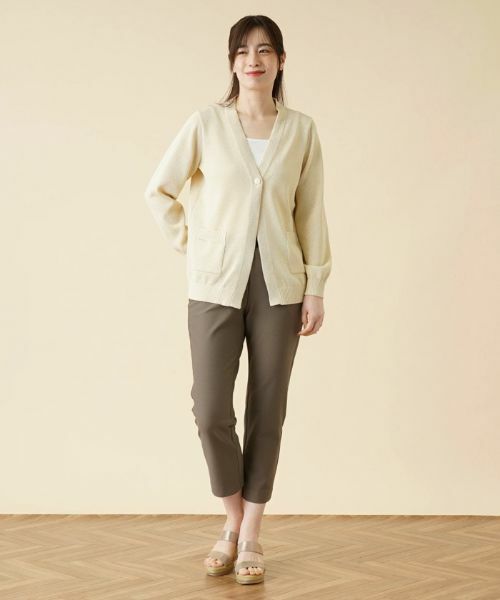 Leilian / レリアン その他パンツ | 【店頭人気】ストレッチクロップドパンツ | 詳細1