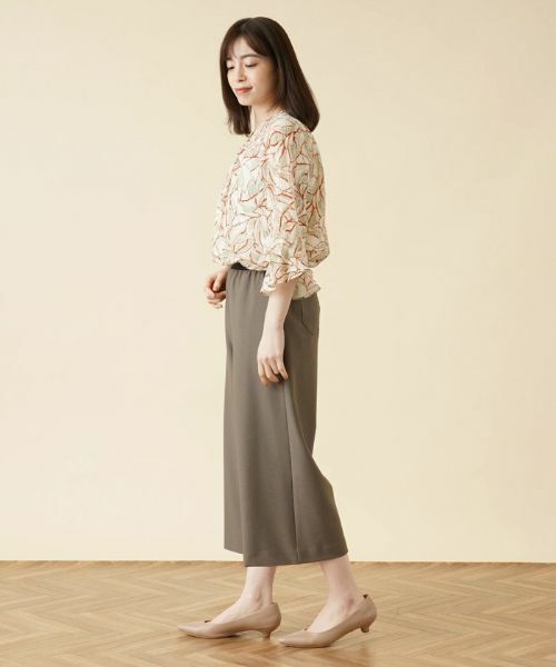 Leilian / レリアン その他パンツ | ウエストゴムガウチョパンツ | 詳細2