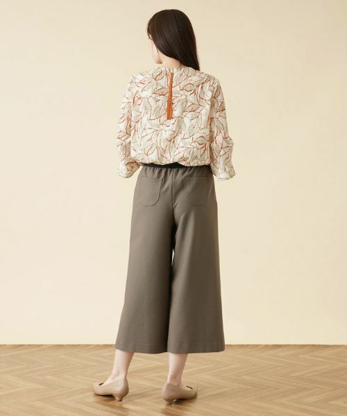 Leilian / レリアン その他パンツ | ウエストゴムガウチョパンツ | 詳細3