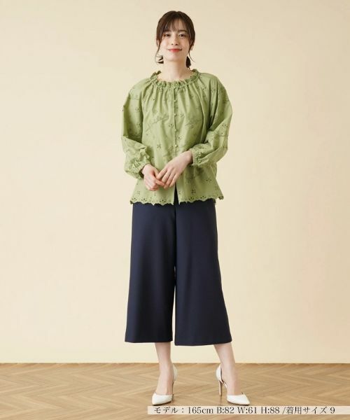 Leilian / レリアン その他パンツ | ウエストゴムガウチョパンツ | 詳細7