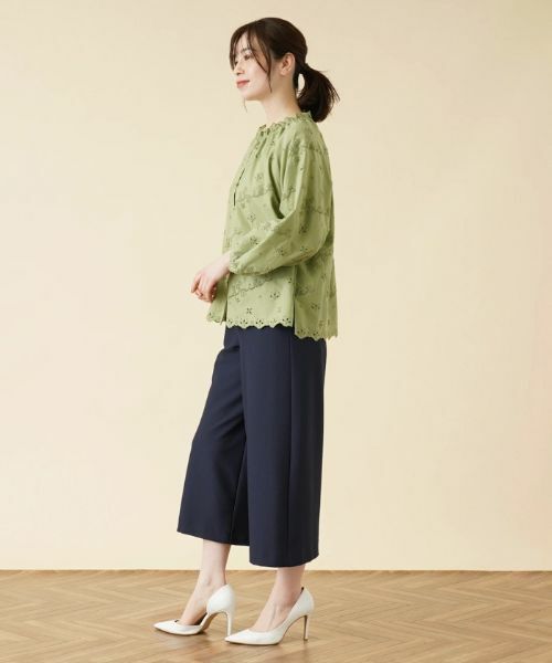 Leilian / レリアン その他パンツ | ウエストゴムガウチョパンツ | 詳細8