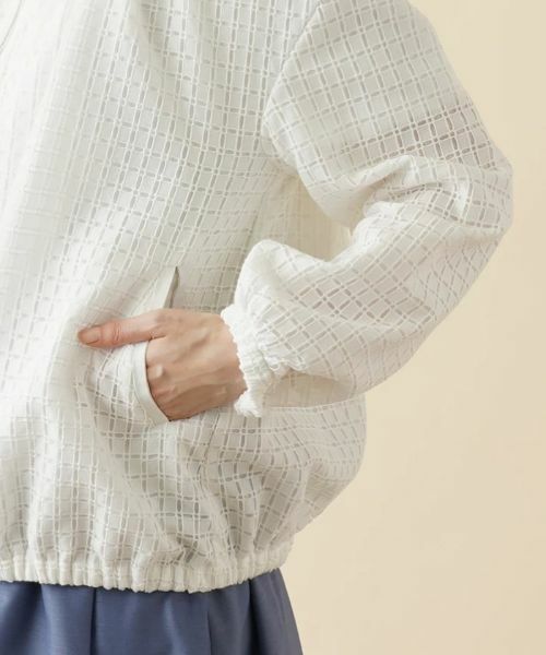 Leilian / レリアン その他アウター | レースジップアップブルゾン | 詳細9