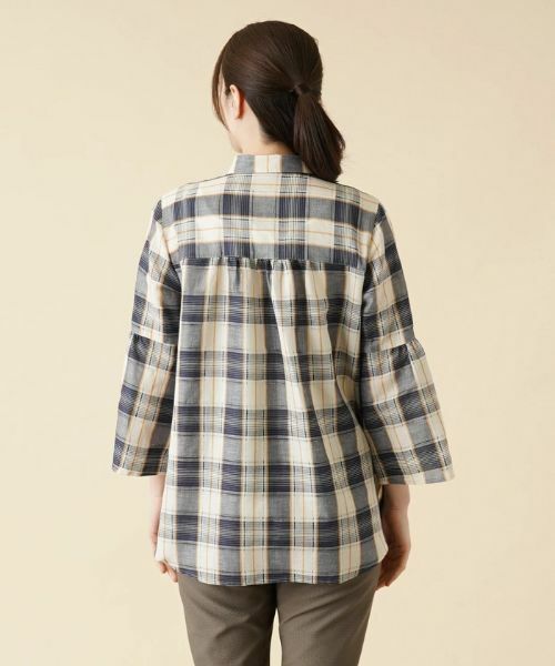 Leilian / レリアン シャツ・ブラウス | チェックチュニックブラウス | 詳細6
