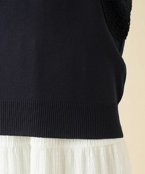 Leilian / レリアン ニット・セーター | サイドモチーフクルーネックニット【Leilian：EZUMI】 | 詳細11