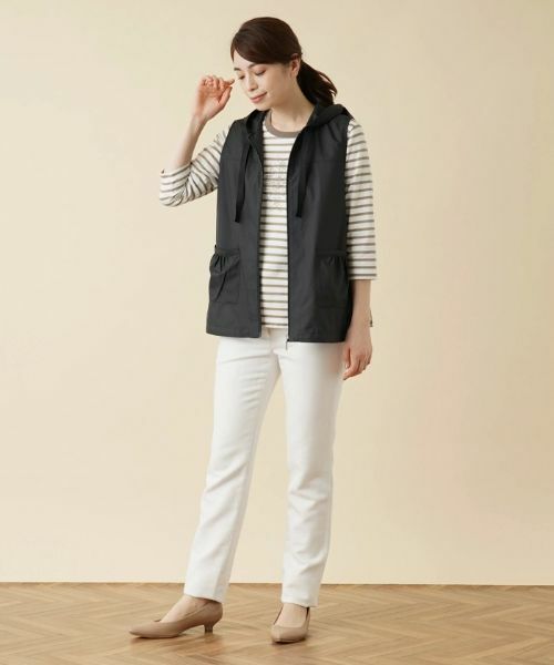 Leilian / レリアン テーラードジャケット | フーディーベスト【MUSE BY ROCHAS Premiere】 | 詳細12