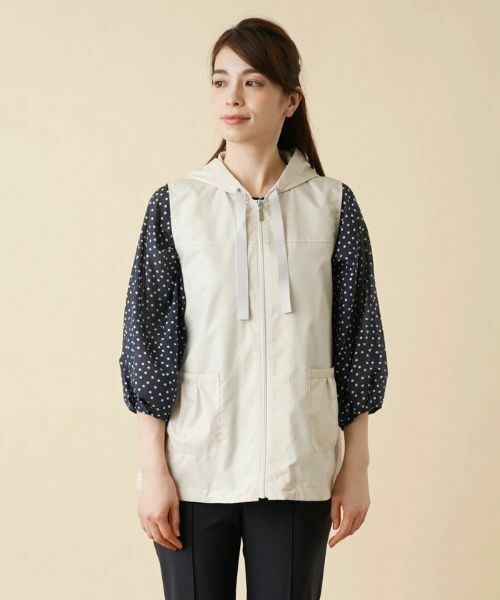 Leilian / レリアン テーラードジャケット | フーディーベスト【MUSE BY ROCHAS Premiere】 | 詳細4