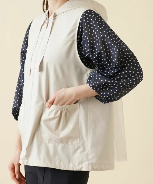 Leilian / レリアン テーラードジャケット | フーディーベスト【MUSE BY ROCHAS Premiere】 | 詳細9