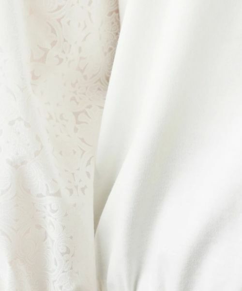 Leilian / レリアン カットソー | レース切替ボリュームスリーブカットソー【MUSE BY ROCHAS Premiere】 | 詳細10