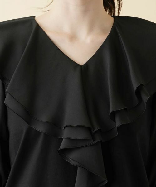 Leilian / レリアン カットソー | ラッフルフリルカットソー【MUSE BY ROCHAS Premiere】 | 詳細7