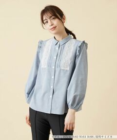 Leilian / レリアン シャツ・ブラウス | ショルダーフリルブラウス