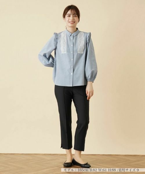 Leilian / レリアン シャツ・ブラウス | ショルダーフリルブラウス | 詳細1