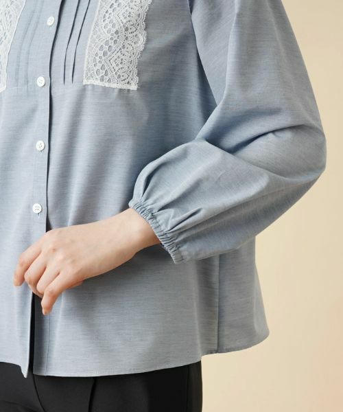 Leilian / レリアン シャツ・ブラウス | ショルダーフリルブラウス | 詳細10
