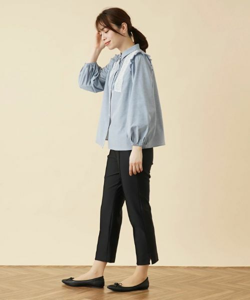 Leilian / レリアン シャツ・ブラウス | ショルダーフリルブラウス | 詳細2