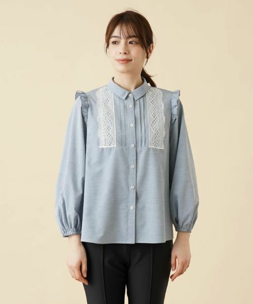 Leilian / レリアン シャツ・ブラウス | ショルダーフリルブラウス | 詳細4