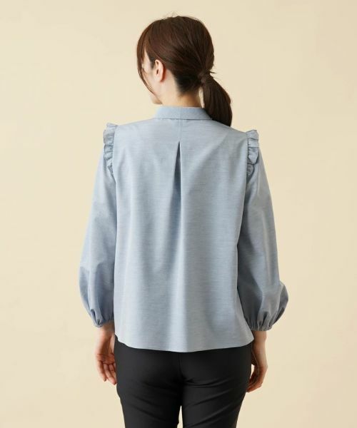 Leilian / レリアン シャツ・ブラウス | ショルダーフリルブラウス | 詳細6