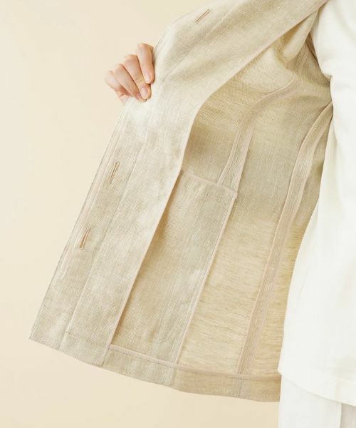 Leilian / レリアン テーラードジャケット | ノーカラージャケット【ROCHAS Premiere】 | 詳細13