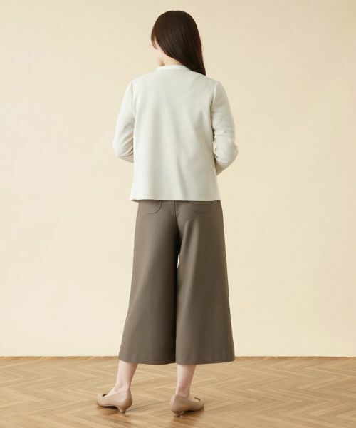 Leilian / レリアン テーラードジャケット | 異素材切替ジップジャケット【ROCHAS Premiere】 | 詳細3