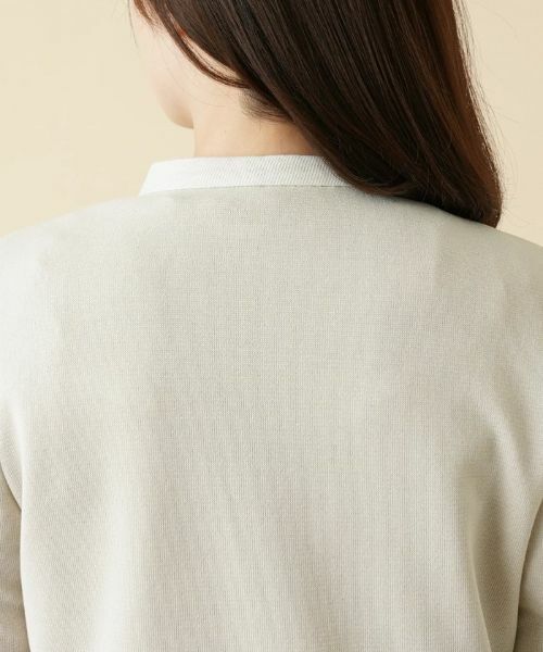 Leilian / レリアン テーラードジャケット | 異素材切替ジップジャケット【ROCHAS Premiere】 | 詳細8