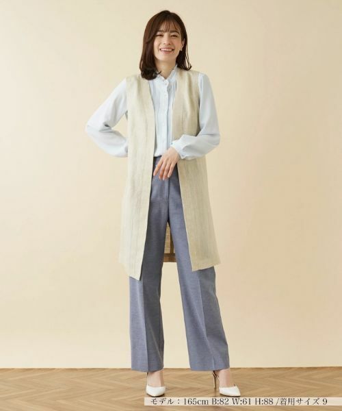 Leilian / レリアン テーラードジャケット | ロングベスト【ROCHAS Premiere】 | 詳細1