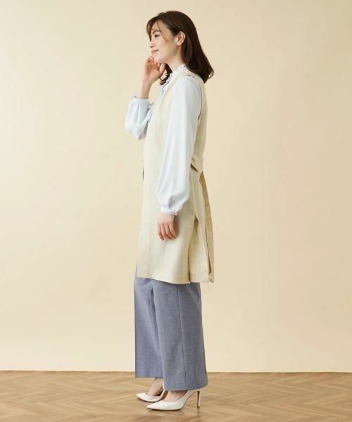 Leilian / レリアン テーラードジャケット | ロングベスト【ROCHAS Premiere】 | 詳細2