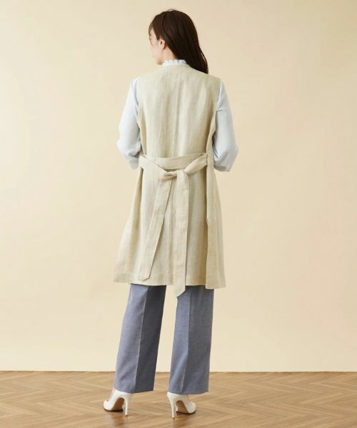 Leilian / レリアン テーラードジャケット | ロングベスト【ROCHAS Premiere】 | 詳細3