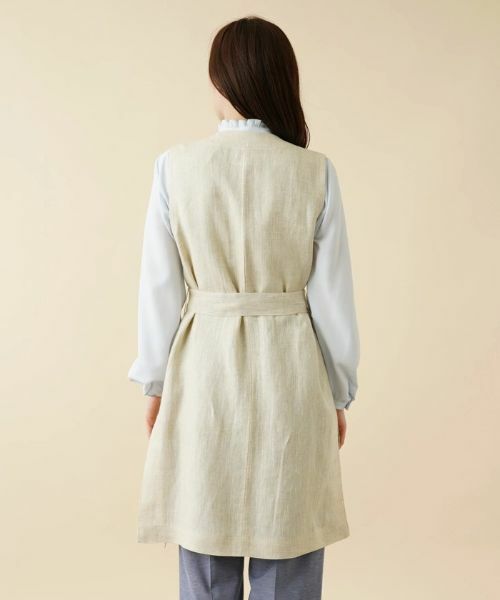 Leilian / レリアン テーラードジャケット | ロングベスト【ROCHAS Premiere】 | 詳細7