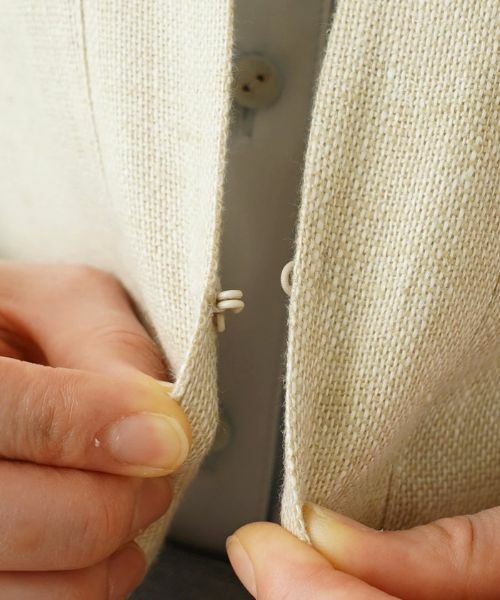 Leilian / レリアン テーラードジャケット | ロングベスト【ROCHAS Premiere】 | 詳細9