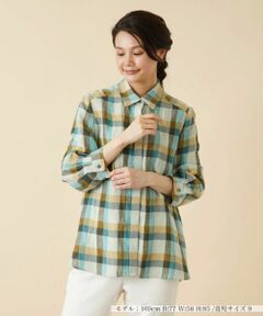 Leilian / レリアン シャツ・ブラウス | チェック柄ブラウス【ROCHAS Premiere】