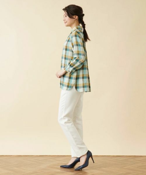 Leilian / レリアン シャツ・ブラウス | チェック柄ブラウス【ROCHAS Premiere】 | 詳細2