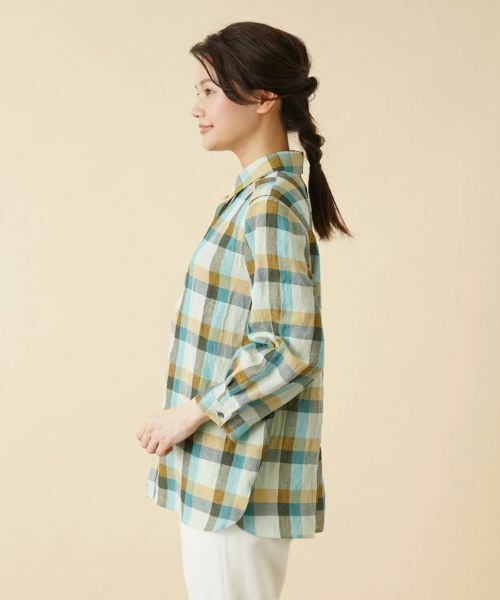 Leilian / レリアン シャツ・ブラウス | チェック柄ブラウス【ROCHAS Premiere】 | 詳細5