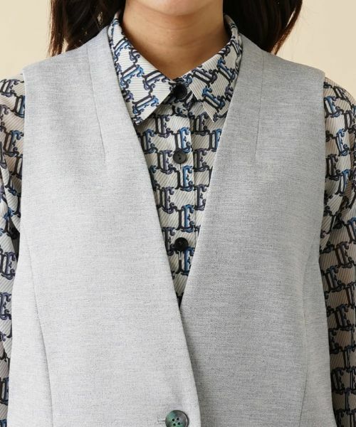 Leilian / レリアン テーラードジャケット | 【キャリアスタイル】洗えるジレ | 詳細7