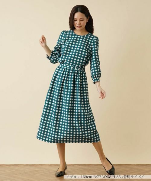 Leilian / レリアン シャツ・ブラウス | ギンガムチェックブラウス | 詳細1