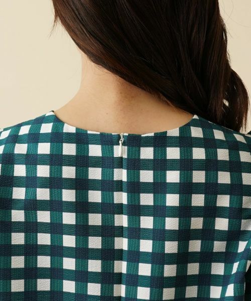 Leilian / レリアン シャツ・ブラウス | ギンガムチェックブラウス | 詳細8