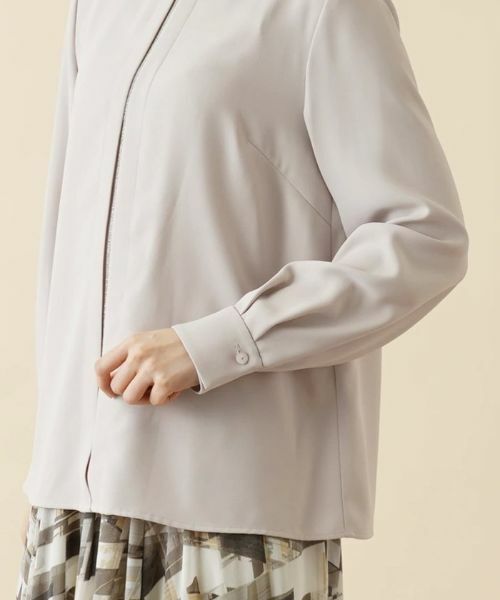 Leilian / レリアン シャツ・ブラウス | 【タウンエレガンス】洗えるフロントラインブラウス | 詳細10