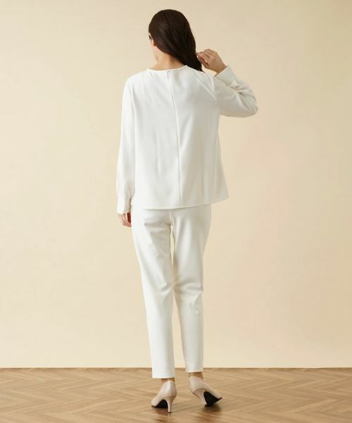 Leilian / レリアン シャツ・ブラウス | 【タウンエレガンス】洗えるフロントラインブラウス | 詳細14