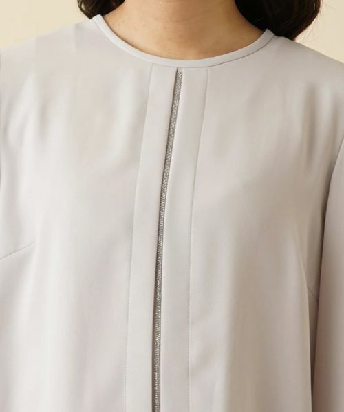 Leilian / レリアン シャツ・ブラウス | 【タウンエレガンス】洗えるフロントラインブラウス | 詳細8