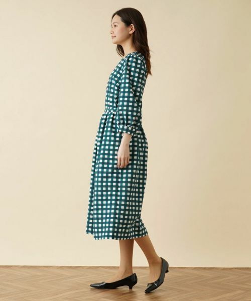 Leilian / レリアン ミニ・ひざ丈スカート | ギンガムチェックフレアスカート | 詳細2