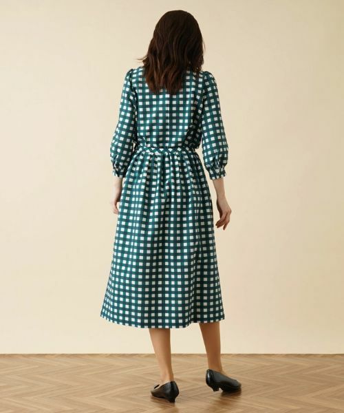 Leilian / レリアン ミニ・ひざ丈スカート | ギンガムチェックフレアスカート | 詳細3