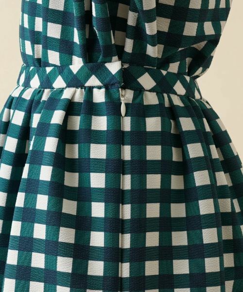 Leilian / レリアン ミニ・ひざ丈スカート | ギンガムチェックフレアスカート | 詳細8