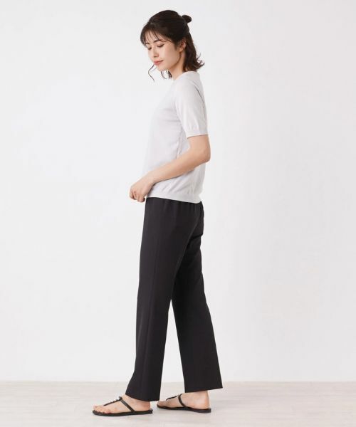 Leilian / レリアン ニット・セーター | ラメラインチュール切替カットソー | 詳細13