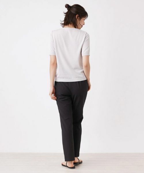 Leilian / レリアン ニット・セーター | ラメラインチュール切替カットソー | 詳細14