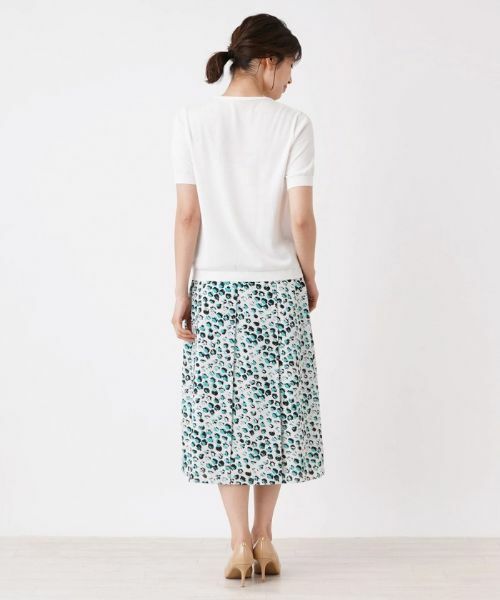 Leilian / レリアン ニット・セーター | ラメラインチュール切替カットソー | 詳細3