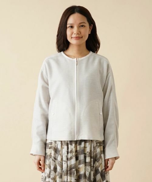 Leilian / レリアン テーラードジャケット | ジップアップジャケット | 詳細4