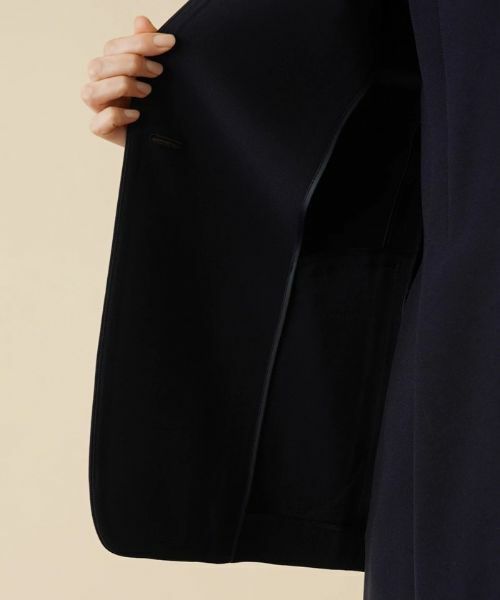 Leilian / レリアン テーラードジャケット | Vネックノーカラージャケット | 詳細11